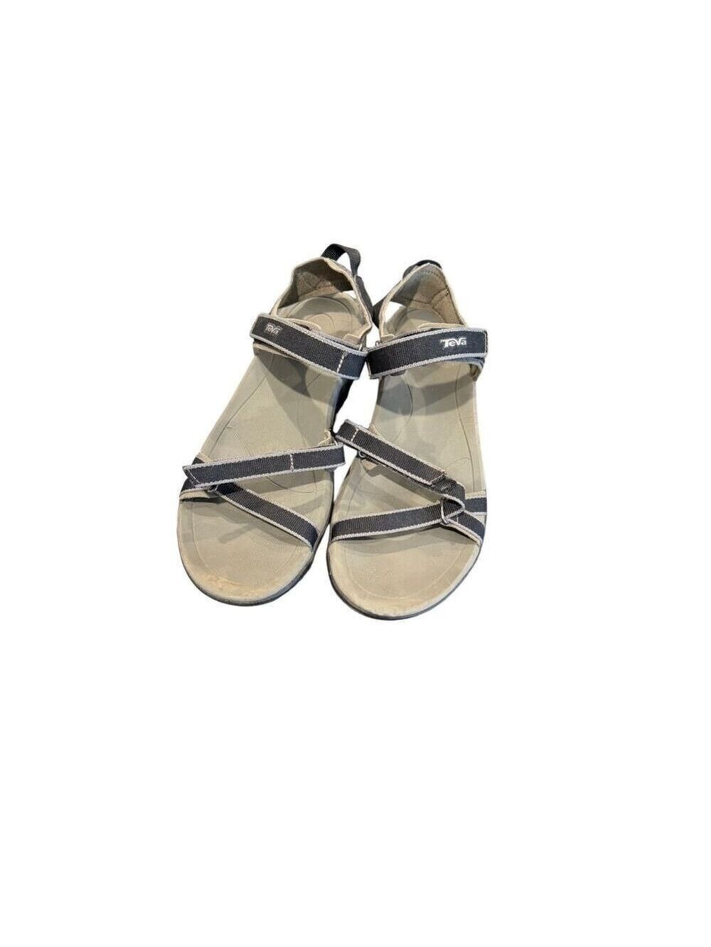 Teva Women's Verra Sandals Black Grey Strap Hiking Water Shoes sz 9